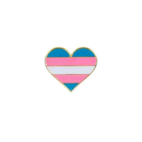 Ghim Cài LGBT trái tim Transgender