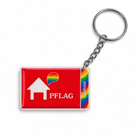Móc khóa PFLAG VIỆT NAM nhựa dẻo