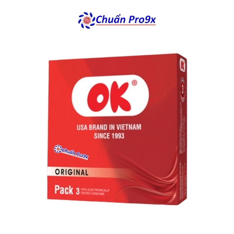Bao Cao Su Ok Original Hộp 3 Bao