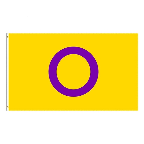 Cờ LGBT Liên giới tính (Intersex Flag)