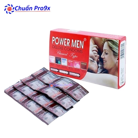 Bao cao su Power Men Gia đình hộp 12 cái