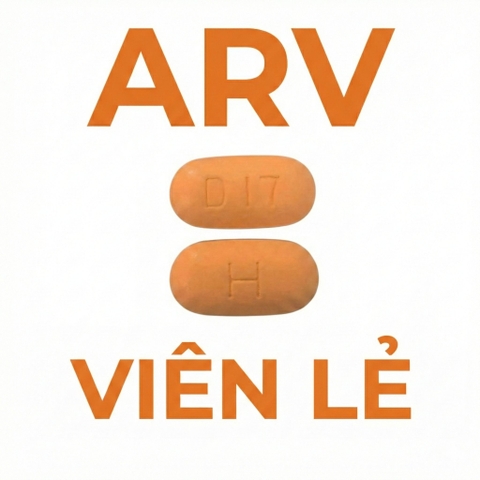 Thuốc ARV (D17) - Dự phòng phơi nhiễm PEP & Điều trị HIV (Viên lẻ)