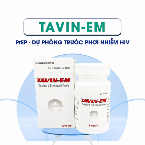TAVIN EM 200/300 – 30 viên – PrEP dự phòng HIV