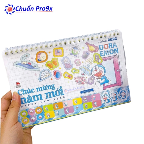 Lịch bàn Doraemon 2022 (tặng kèm sticker)