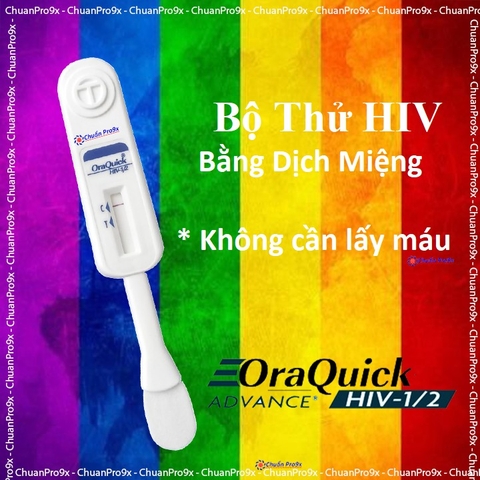 Test Hiv Bằng Dịch Miệng, Que Thử Hiv Oraquick không cần lấy máu