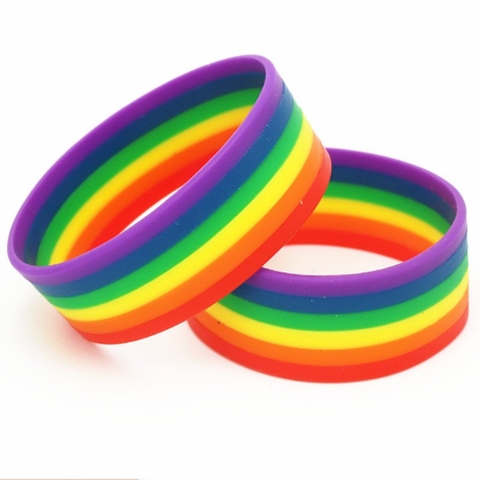 Vòng Đeo Tay Silicone 6 Màu LGBT Pride