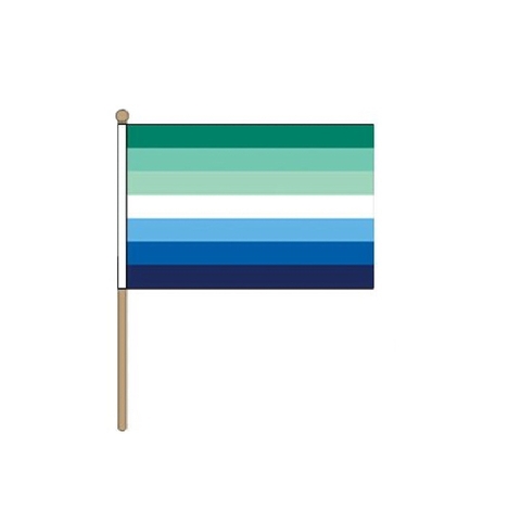 Cờ LGBT GAY cầm tay 14 X 21 CM