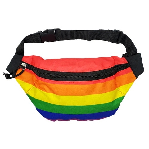 Túi đeo Bumbag LGBT lục sắc (Canvas)