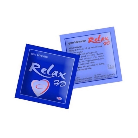Gel bôi trơn Relax gốc nước tiệt trùng gói 5g