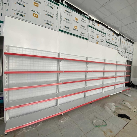 Kệ siêu thị đơn cao 1m8 dài 1m2