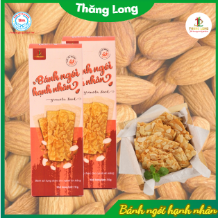 Hộp bánh ngói hạnh nhân thượng hạng 210g - sử dụng được cho người ăn kiêng