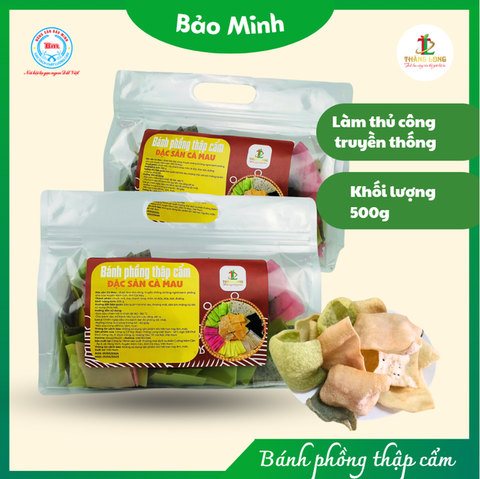 Phồng tôm thập cẩm 500g đặc sản Cà Mau