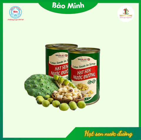 Hạt sen nước đường xanh 460g
