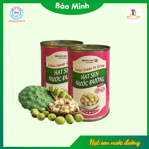Hạt sen nước đường hồng 460g
