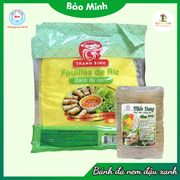 Combo 3 túi Bánh đa nem đậu xanh nghệ xuất Pháp 200g tặng 1 túi miến dong 200g