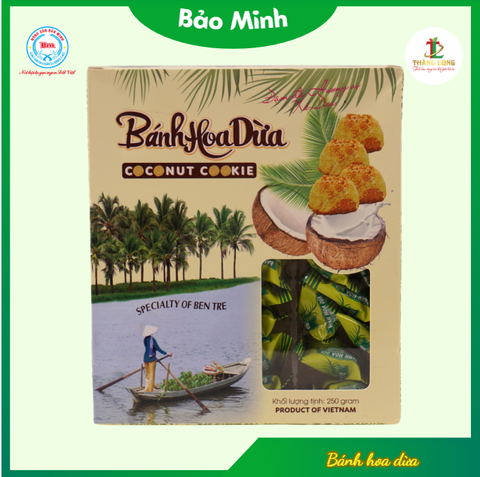 Bánh hoa dừa nguyên chất 250g