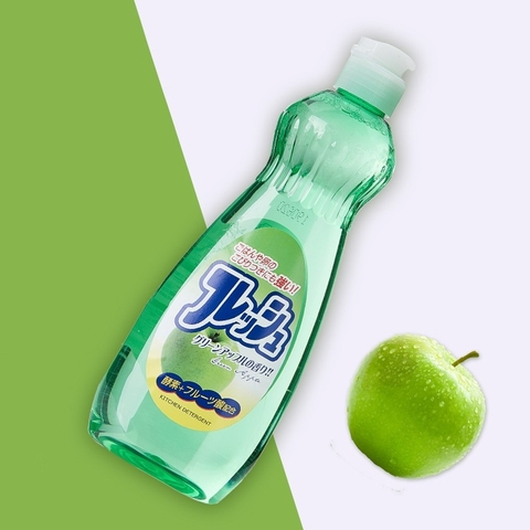 Nước rửa bát Rocket 600ml - hương táo