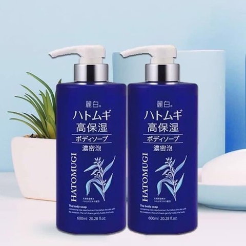 Sữa tắm Kumano Hatomugi dưỡng ẩm trắng da 600ml