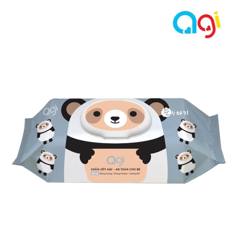 Giấy ướt trẻ em 80 tờx12p (chú chó trắng)