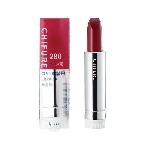 Son môi Chifure Lipstick thỏi 3.8g (nhiều màu) (S280 đỏ rượu)