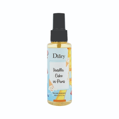 Chai xịt thơm body, quần áo Diary Vanilla Cake In Paris 100ml