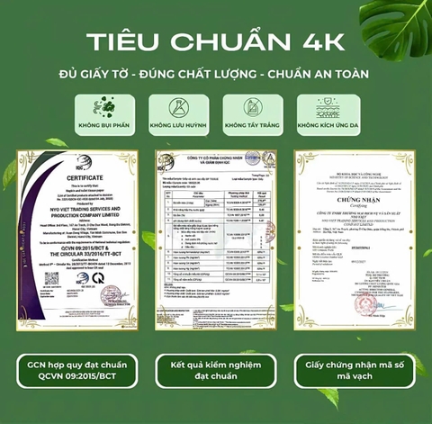 Giấy vệ sinh bịch 12 cuộn cao cấp (KO LÕI)