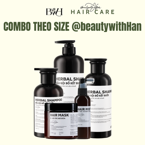 Bộ sản phẩm chăm sóc tóc @beautywithHan
