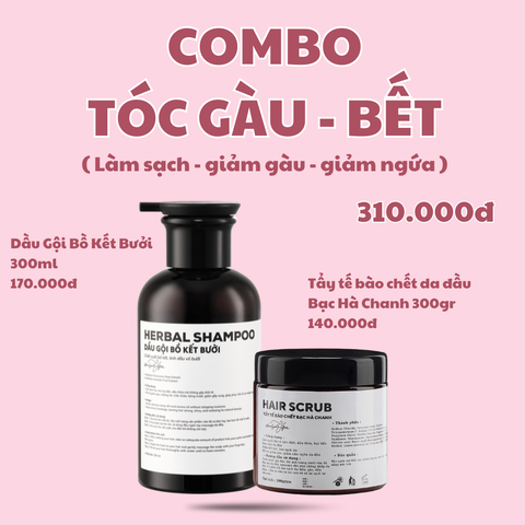 Bộ sản phẩm HỖ TRỢ chăm sóc tóc @beautywithHan