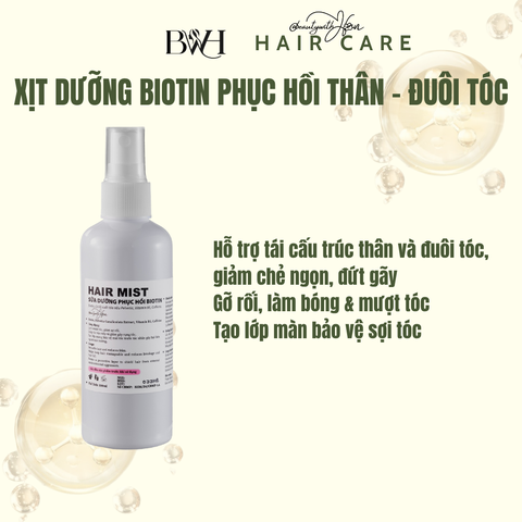 Xịt dưỡng phục hồi Biotin @beautywithHan