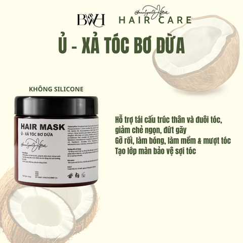 Ủ xả tóc Bơ Dừa @beautywithHan
