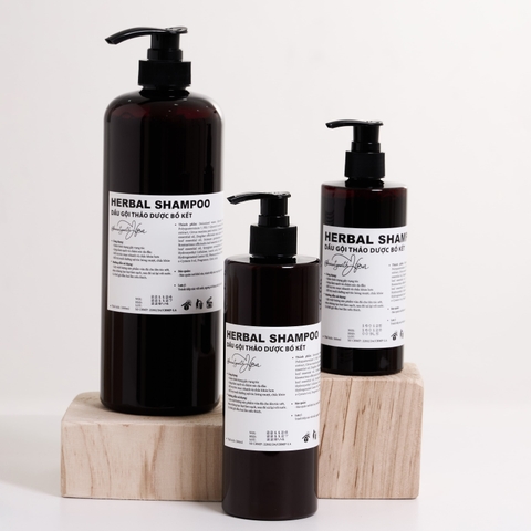 Dầu gội thảo dược Bồ Kết hỗ trợ mọc tóc giảm rụng - HERBAL SHAMPOO @beautywithHan