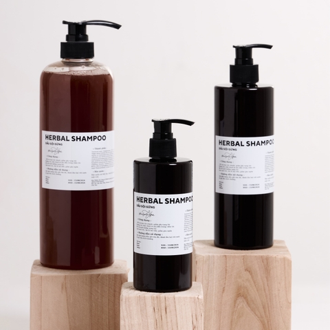 Dầu gội Gừng hỗ trợ mọc tóc nuôi dưỡng nang tóc - HERBAL SHAMPOO @beautywithHan