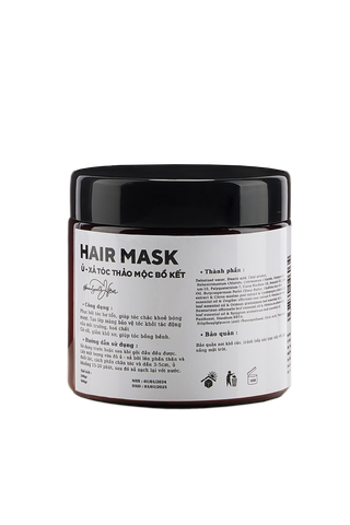 Dầu ủ xả Thảo Mộc Bồ Kết hỗ trợ phục hồi tóc hư tổn - HAIR MASK @beautywithHan