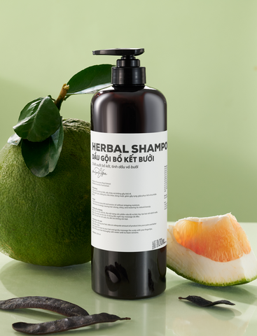 HERBAL SHAMPOO - Dầu gội Bồ Kết Bưởi @beautywithHan