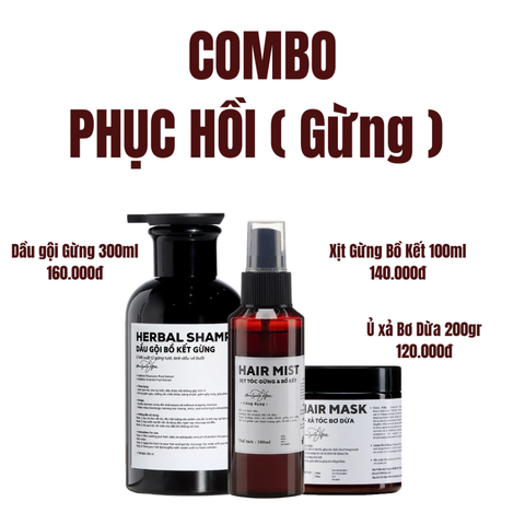 COMBO HAIR CARE - Bộ sản phẩm chăm sóc tóc @beautywithHan