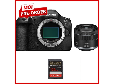 Canon EOS R6 Mark III (Chính hãng) – Kit RF 24-50mm f/4.5-6.3 STM