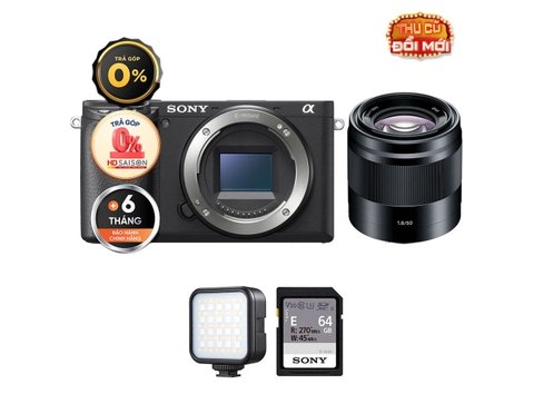 Sony a6400 (Chính hãng) + Kèm Lens Sony E 50mm f/1.8 OSS