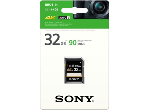 Thẻ nhớ Sony SDHC SF-UY3 32GB – UHS-I 90MB/s Chính Hãng