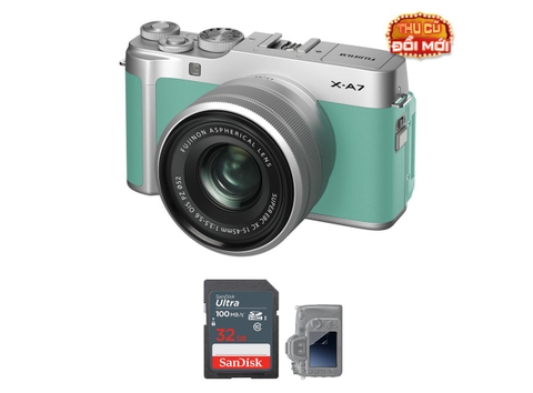 Fujifilm X-A7 + Lens 15-45mm- Cũ Likenew 99%