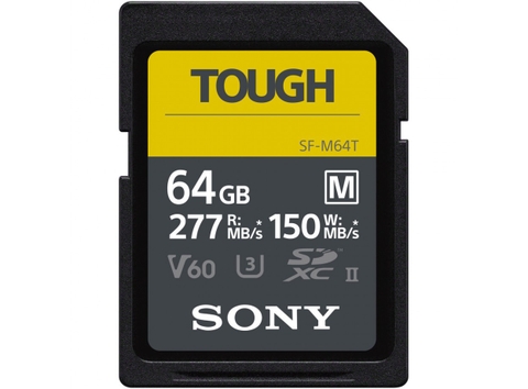 Thẻ nhớ SDXC Sony 64GB SF-M TOUGH UHS-II 277MB/s Chính Hãng