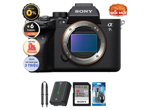 Sony a7S III (Body) (Chính hãng) (Pin + Thẻ Nhớ 64GB + Dây Đeo + Bộ Vệ Sinh)
