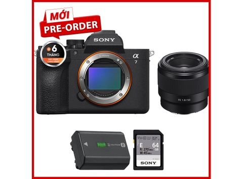 Sony A7 V (Chính hãng) (Kèm Lens Sony FE 50mm f/1.8)