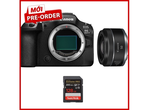 Canon EOS R6 Mark III (Chính hãng) – Kèm Lens RF 50mm f/1.8 STM