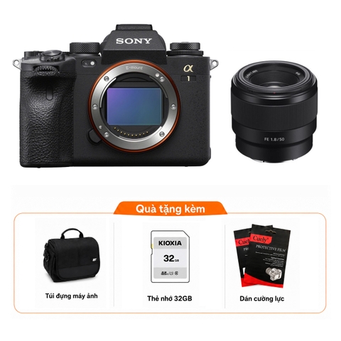 Sony A1 + Sony FE 50mm f/1.8 (Chính hãng) (Không Kèm Quà)
