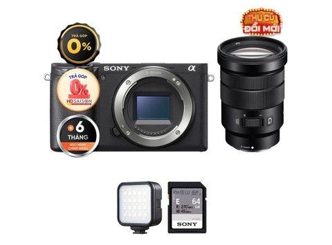 Sony a6400 + Kèm Lens Sony E 18-105mm f/4 (Chính hãng)