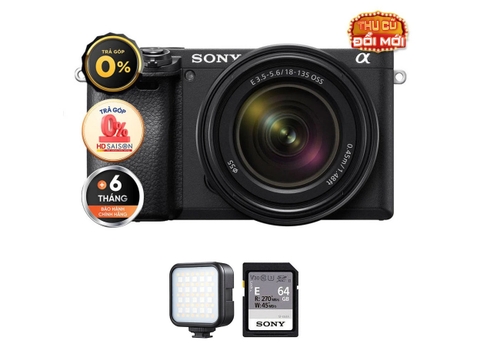 Sony a6400 + Kèm Kit Lens 18-135mm (Chính hãng)