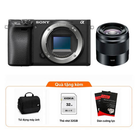Sony a6400 (Chính hãng) + Kèm Lens Sony E 50mm f/1.8 OSS