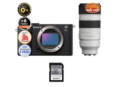 Sony A7CR Body + Kèm Lens Sony FE 70-200mm f/2.8 GM OSS II (Chính hãng)
