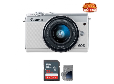Canon EOS M100 + Kit 15-45mm Likenew 99%