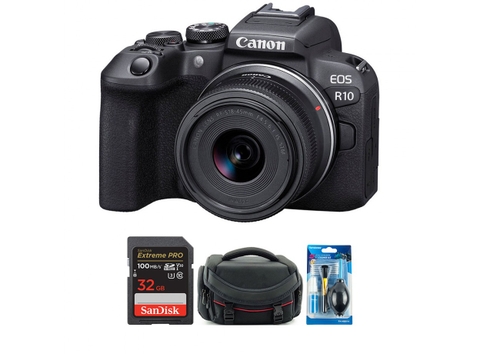 Canon EOS R10 + Kèm Kit Lens 18-45mm (Chính hãng)